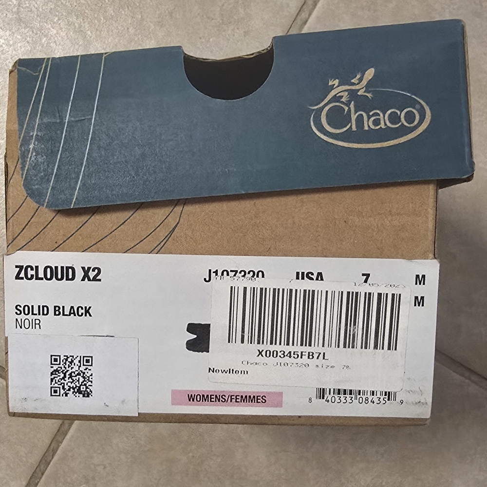 Chaco ZCloud X2 Solid Black Sandals - Picture 4 of 4
